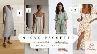 Nuovo progetto 10 abiti estivi con IGFASHION [upl. by Oetsira400]