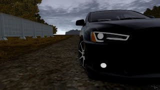 City Car Driving  Mitsubishi Lancer 10  Таксуем  Руль Logitech G27 [upl. by Ihtraa459]