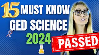 GED Science 2024 PRACTICE TEST [upl. by Aneerbas]