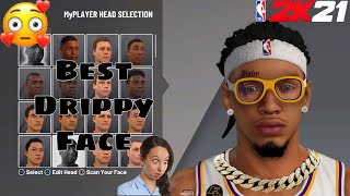 NEW BEST COMP AND DRIPPIEST LIGHTSKIN FACE CREATION TUTORIAL 😱 in NBA 2K21 PT2 ✌🏼 [upl. by Griselda170]