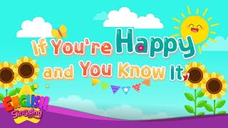 If Youre Happy and You Know It  Nursery Rhymes  Animation Kids song with Lyrics  BabiesampToddlers [upl. by Byrom662]