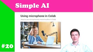 Using microphone in Colab [upl. by Ahgem153]