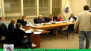 Abington Finance Committee Meeting 100511  Part 1 [upl. by Hobard]