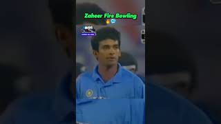 Zaheer Khan Fire Bowling 🔥🥶 shorts viral [upl. by Esined861]