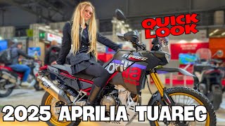 2025 Aprilia Tuareg  EICMA Bike Show [upl. by Ahsilam345]