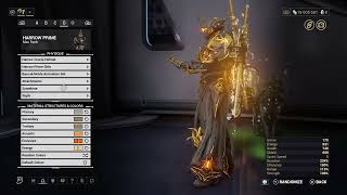 warframe 4th skin HARROW PRIME fashion frame detailed [upl. by Alric203]