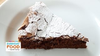 4Ingredient Flourless Chocolate Cake  Everyday Food with Sarah Carey [upl. by Eniruam]