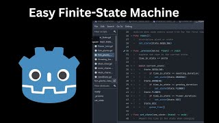 How to create a Finite State Machine using Godot 43 Very easy tutorial [upl. by Aleb]