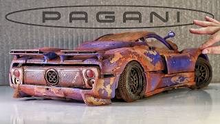 Abandoned Pagani Zonda Full Restoration  Restoration Hypercar Pagani Zonda C12 S [upl. by Adalard]