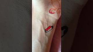 Temporary tattooshortvideo tattooideas tattoodesign  trending  viral video [upl. by Tibbs]