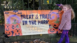 Treat amp Trail in the Park  Meeting Disney characters in Saltwell Park  Halloween 2024 [upl. by Katlaps793]