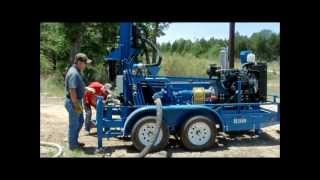 RockBuster R100 Portable Water Well Drilling Rig [upl. by Olimpia581]