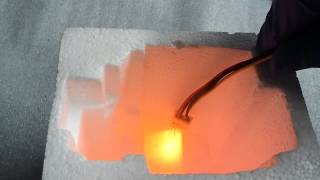 Cryogenic experiments with LEDs blue amber and green LED liquid nitrogen test [upl. by Adina]