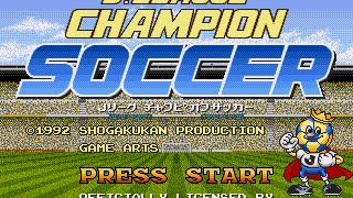 J  League Champion Soccer  Mega Drive  Completo [upl. by Leissam]