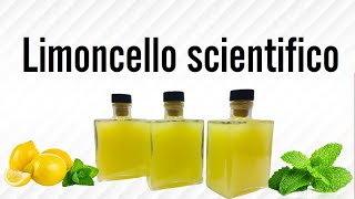 Limoncello fatto in casa ricetta originale replica di Dario Bressanini [upl. by Onofredo]