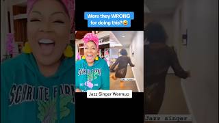 Vocal Coach Reacts to How Singers REALLY Warm Up🤣🎶 vocalcoach opera theatre jazz funny [upl. by Airdni]