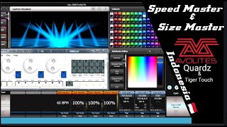 Speed Master and Size Master Tutorial AVOLITES QardzTiger Touch Indonesia [upl. by Chaudoin]