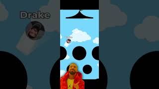 DRAKE VS KANYE WEST marblerace drake kanyewest music shorts [upl. by Elliven698]