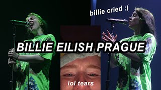 Touring with Billie Eilish  SHOW 10 Prague Czech Republic billie cried [upl. by Adelina]