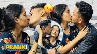 आज तो कुछ ज़्यादा ही हो गया 💋😜  most romantic and kissing prank  कोई ग़लत नहीं बोलेगा 🤣  prank [upl. by Spears553]