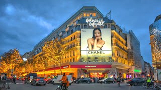 ✨ Inside the World’s Most Stunning Department Store 🎄 Christmas 2023 in Paris France 🎅 4K HDR [upl. by Anilak732]