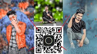 QR code photo editing  polarr app photo editing COBRAEDITOR [upl. by Eelessej]