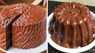 Indulgent Chocolate Cake Compilation  Easy Chocolate Cake Decorating Ideas  Best Cake Recipes [upl. by Auj]