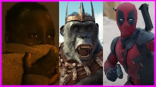 Trailer Roundup  A Quiet Place Day One  Twisters  Kingdom of the Apes  Deadpool amp Wolverine [upl. by Notterb]