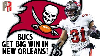 Bucs Get Big Win In New Orleans [upl. by Inanak866]