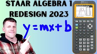 STAAR Redesign Algebra 1 Practice Test 2023 Questions 150 [upl. by Idid31]