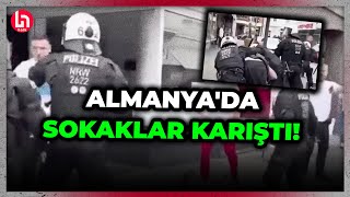 SICAK GELİŞME Almanyada Sırbistanİngiltere maçı öncesi sokaklar karıştı İşte o anlar [upl. by Airpal]