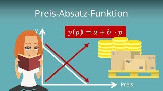 PreisAbsatzFunktion berechnen Formel aufstellen und konkretes Beispiel [upl. by Grimaud]