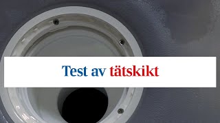 Test av tätskikt för badrum 2019 [upl. by Aneehsit]