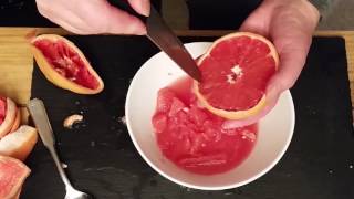 How to Peel a Grapefruit fast 3 easy ways to get perfect segments [upl. by Kenn]