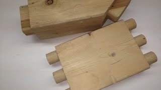 Crazy Floating Router Mortise and Tenon machine part1 [upl. by Adnohsek]