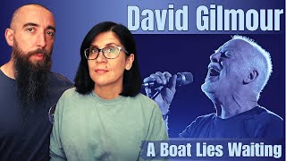 David Gilmour  A Boat Lies Waiting REACTION with my wife [upl. by Ikkaj]