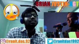 Brian Justin Crum CreepRADIOHEADAmericas Got TalentReaction from INDIA amp Thoughts [upl. by Owain]