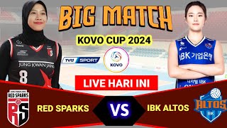 JADWAL MEGAWATI HARI INI  30 SEP 2024  IBK ALTOS vs RED SPARKSKOVO CUP 2024 LIGA VOLI PUTRI KOREA [upl. by Ahsats]