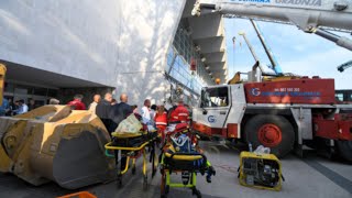 Tragedy in Novi Sad Serbia Train Station Roof Collapse Kills 14 Wounds 3 [upl. by Ede]