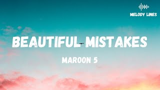 Beautiful Mistakes  Maroon 5 ft Megan Thee Stallion Lyric Video [upl. by Ingold89]