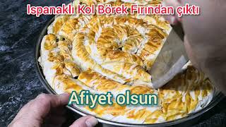 Ispanaklı Kol Börek Fırından yeni çıkmış Güzin ile Neşe [upl. by Farland]