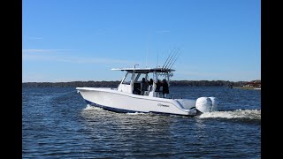 Crevalle 33 CSF Center Console Offshore Fishing Boat Sea Trial [upl. by Dario]