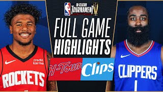 ROCKETS at CLIPPERS  NBA INSEASON TOURNAMENT 🏆  FULL GAME HIGHLIGHTS  November 17 2023 [upl. by Soloma]