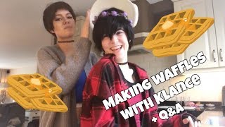 Making waffles with Klance  QampA Part 1 [upl. by Andromeda107]