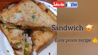 sandwich 🥪  by yum yum mamas kitchen  easyrecipe sandwich youtubevideo [upl. by Lebasile]