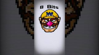 wario 64 bits 32 bits 16 bits 8 bits 4 bits 1 bits hall bit querer bit mariobros paint [upl. by Cattier]