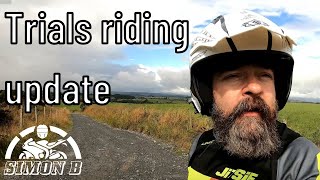 Trials riding for beginners Homescales trial park on the Scorpa 250 [upl. by Keith]