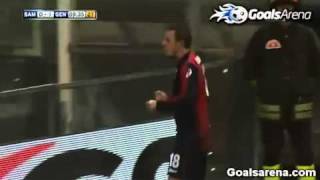 Sampdoria vs Genoa 01 Rafinha amazing goal [upl. by Ravahs844]