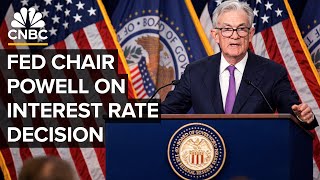 Federal Reserve Chair Jerome Powell speaks after Fed holds interest rates steady — 1312024 [upl. by Notanhoj]