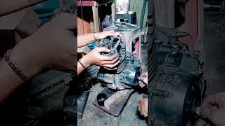 Bongkar Mesin Yamaha Byson Semi Bore Up [upl. by Rie]